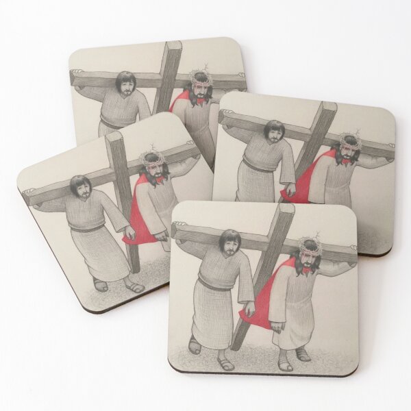 Item preview, Station Five: Simon of Cyrene helps Jesus carry the cross designed and sold by 3WishStudios.