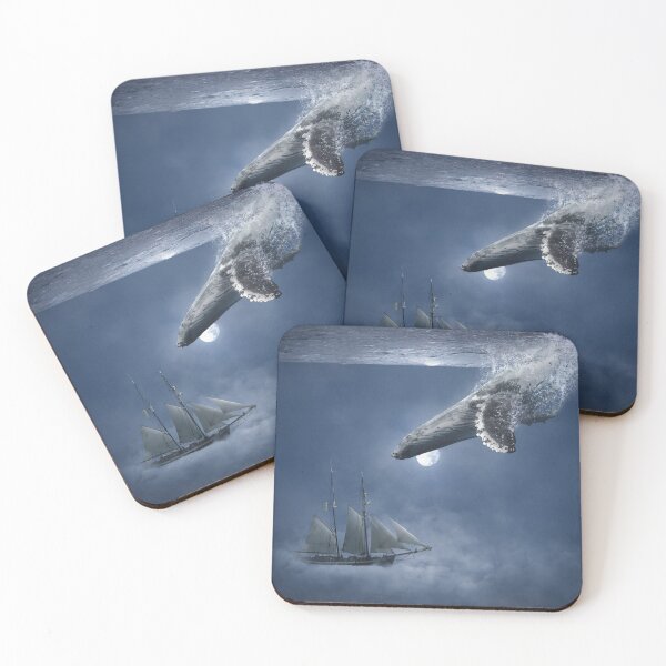 Item preview, Floating Whale - Poster designed and sold by Karim-Shaarawy.