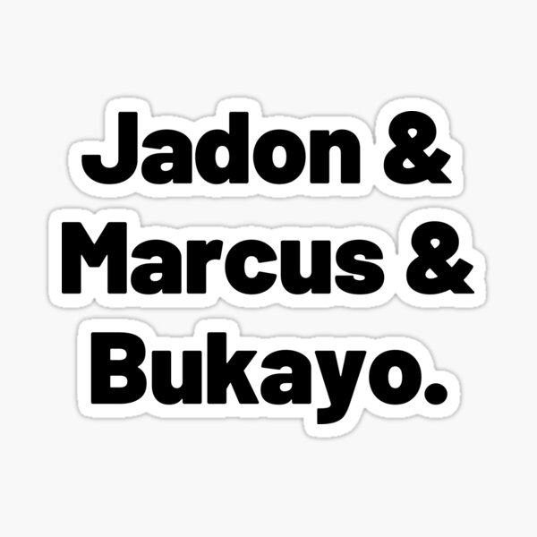 Artikel-Vorschau von Jadon & Marcus & Bukayo, designt und verkauft von DiegoUrz.