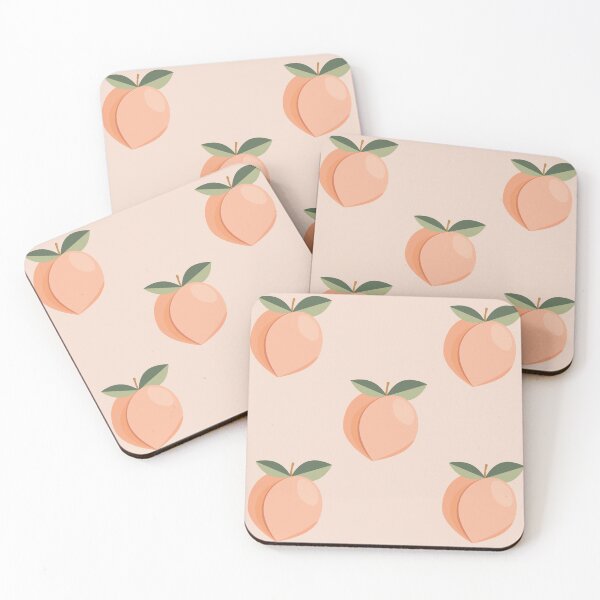 Item preview, Juicy peaches. Picture in pastel shades. Fruit print designed and sold by OlhaN.