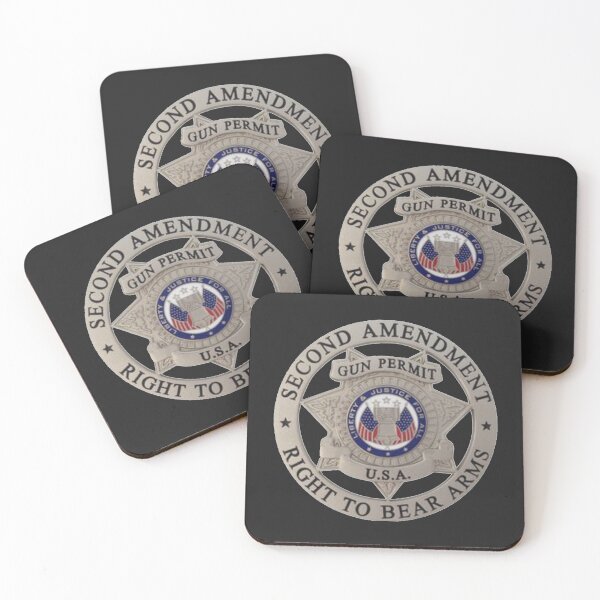 Item preview, Second Amendment Gun Permit Badge designed and sold by Lawrence Baird.