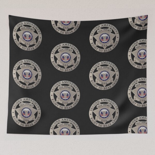 Item preview, Second Amendment Gun Permit Badge designed and sold by Lawrence Baird.