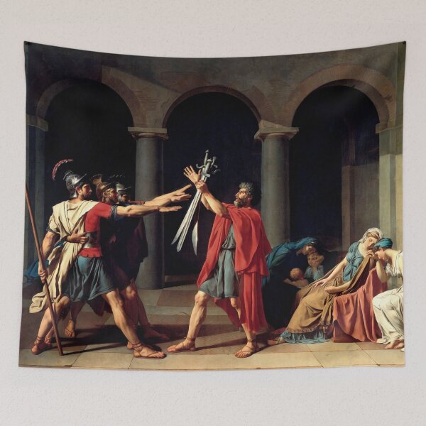 Aperçu de l'œuvre Serment des Horaces par JL David créée et vendue par academic-art.