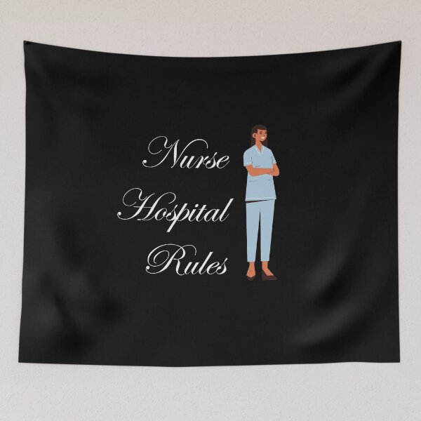 Item preview, Nurse Hospital Rules designed and sold by BiancaEm.