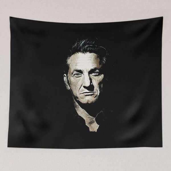 Item preview, Sean Penn Abstract Portrait Fan Art Tribute to a Legend designed and sold by Naumovski.