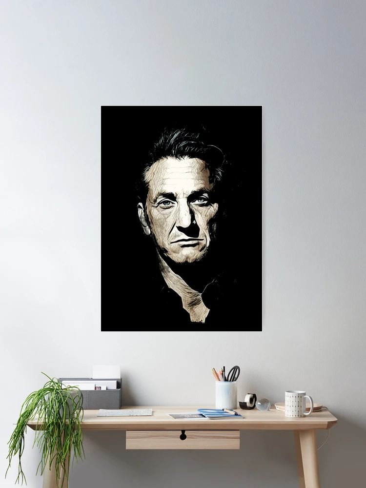Sean Penn Abstract Portrait Fan Art Tribute to a Legend