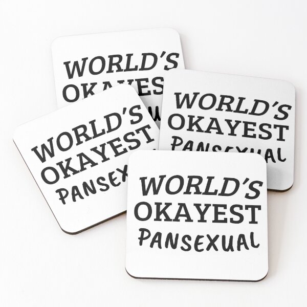 Item preview, World's okayest pansexual designed and sold by LYNNEAPUGH.