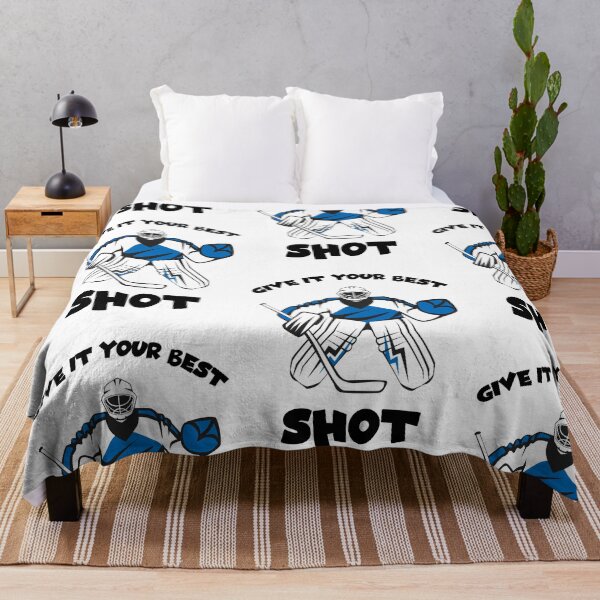 Item preview, Hockey Rules, Give It Your Best Shot designed and sold by SportyDogShop.