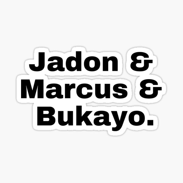 Artikel-Vorschau von Jadon & Marcus & Bukayo, designt und verkauft von DiegoUrz.