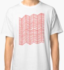 Coral Herringbone Classic T-Shirt