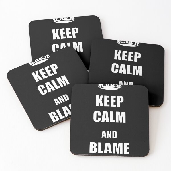 Item preview, Keep calm & blame frontend designed and sold by Bunnyno.