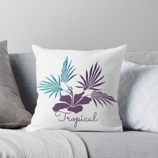 Item preview, Tropical Island Hibiscus Monstera Leaves designed and sold by GraphicsClub.
