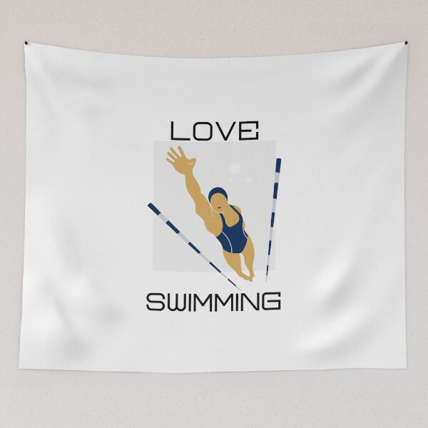 Item preview, Love Swimming designed and sold by Rozlar.