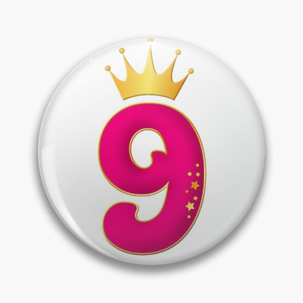 Item preview, 9 Year Old, Birthday party design for girls. 9th Birthday designed and sold by iclipart.