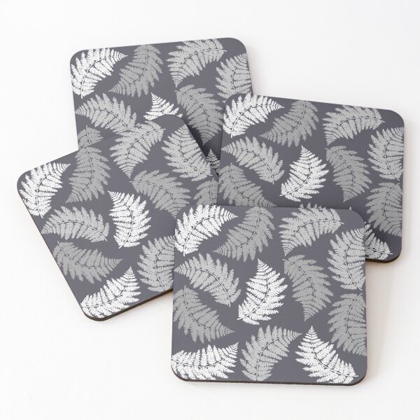 Item preview, Grey Fern Pattern designed and sold by GL Digital Artwork .