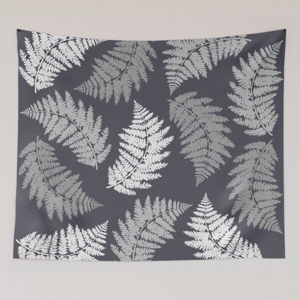 Item preview, Grey Fern Pattern designed and sold by GL Digital Artwork .