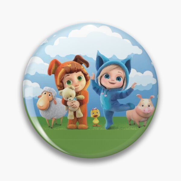 Dave and Ava Character Pin