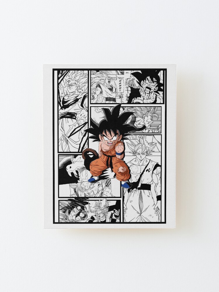 Dragon Ball Z Goku VS Frieza Manga Panel Mounted Print for Sale