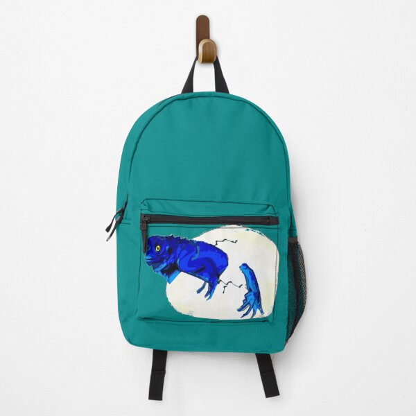 Item preview, Derived Product - Hand-drawn Blue Iguana Hatchling designed and sold by Eejee-SK.