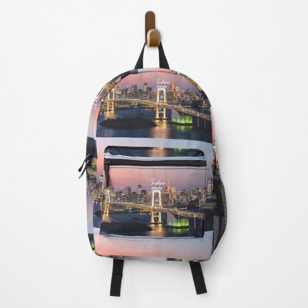 Item preview, Tokyo, Japan - Rainbow Bridge Crossing Tokyo Bay - Iconic Landmark (TT ) designed and sold by leemcnut.