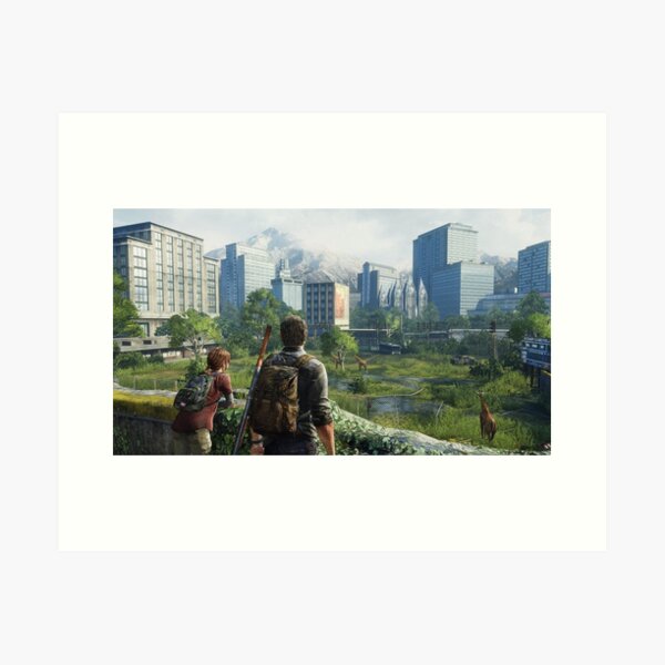 The Last Of Us Tattoo Color Splash Framed Art Print