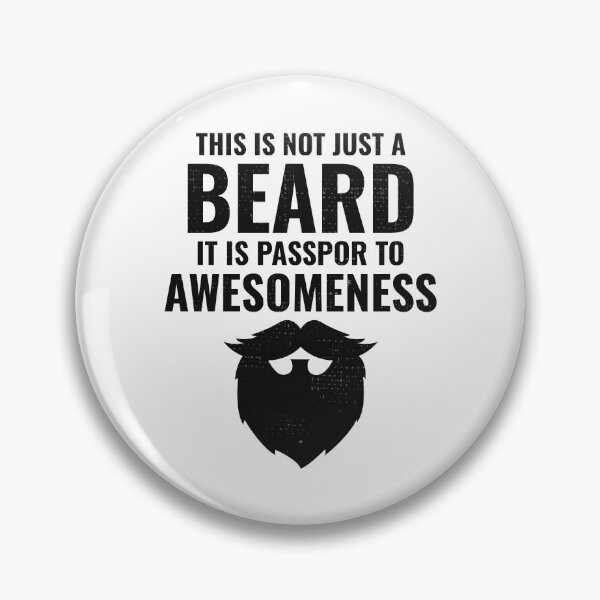 Item preview, Beard Bearded Funny Sayings Humour designed and sold by CuteDesigns1.