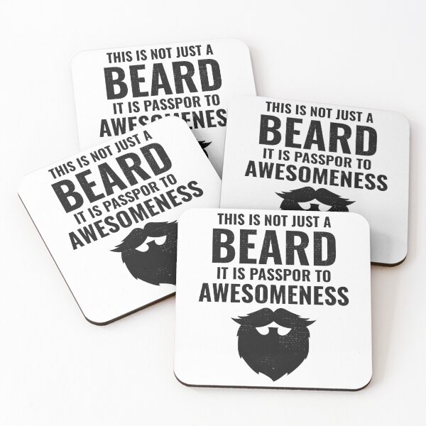Item preview, Beard Bearded Funny Sayings Humour designed and sold by CuteDesigns1.