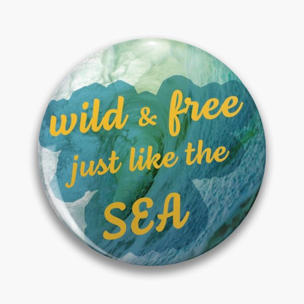 Item preview, Wild & Free like the ocean designed and sold by Lumimango.