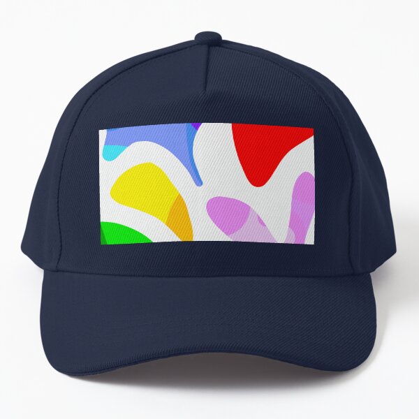 Matisse Summer Shapes Close-up Nº1 - Minimal & colourful pattern Baseball Cap
