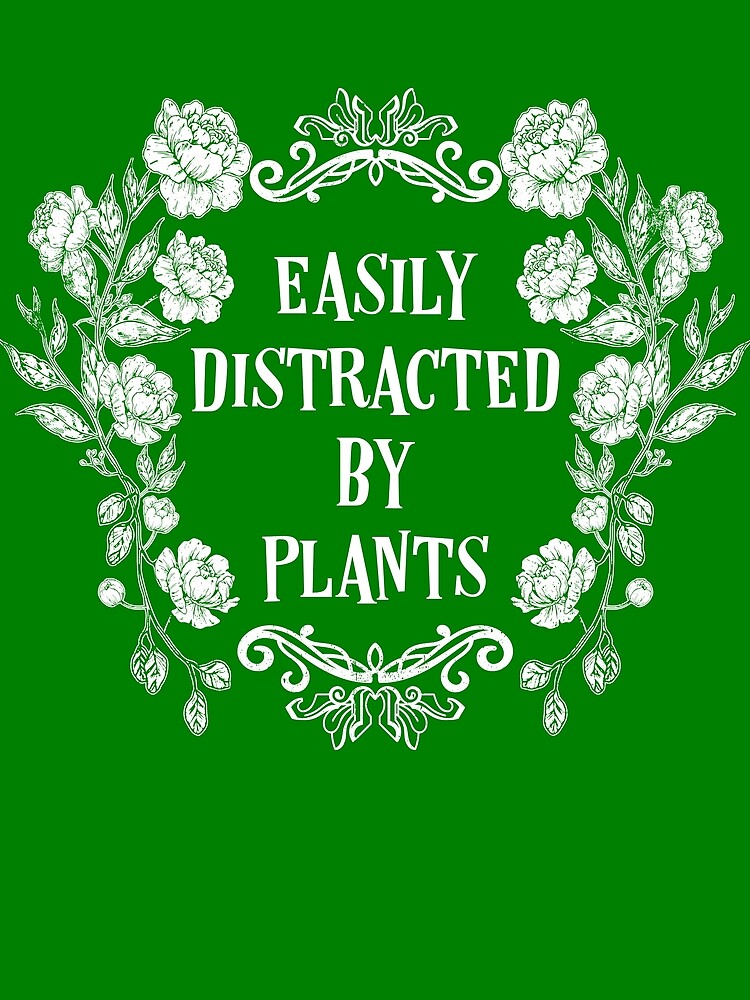 Thumbnail 3 von 3, Tuch, Easily Distracted By Plants Plant Lover Gardening Plant Lady Gear designt und verkauft von DynamicDesign.