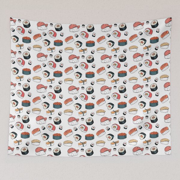 Item preview, Sushi pattern  designed and sold by LemonbatStudio.