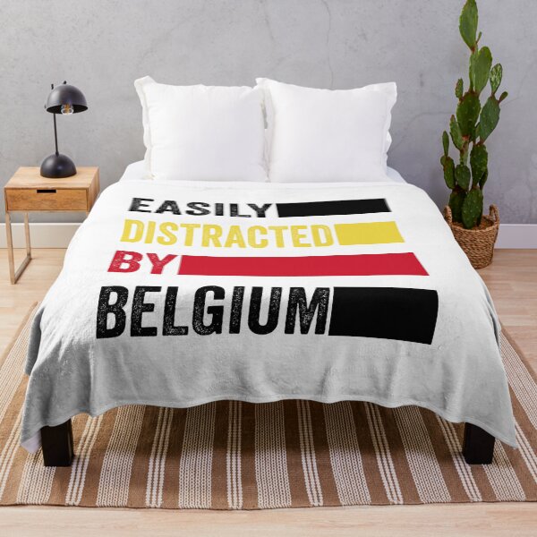 Item preview, Easily Distracted By Belgium designed and sold by AMINE ★★★★★.