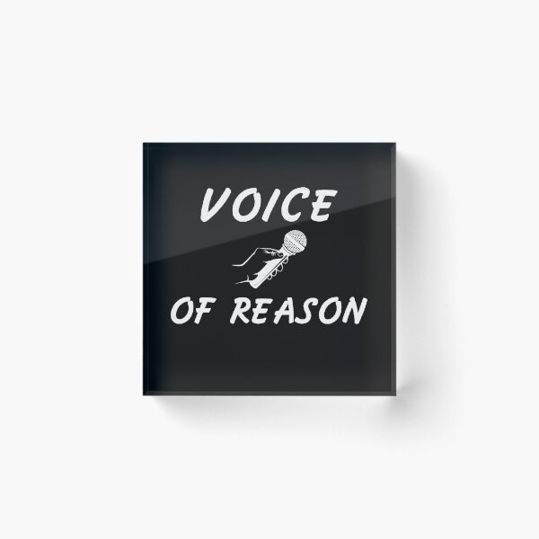 Item preview, voice of reason designed and sold by RAKANSHIRTS.