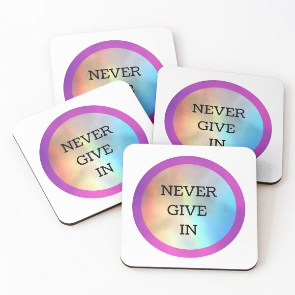 Item preview, Never give up designed and sold by TheRightHonMP.