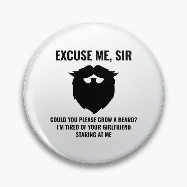 Item preview, Beard Bearded Funny Sayings Humour designed and sold by CuteDesigns1.