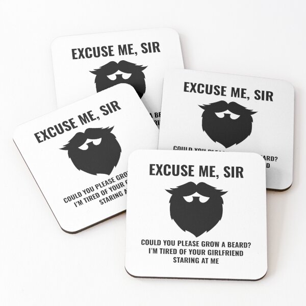 Item preview, Beard Bearded Funny Sayings Humour designed and sold by CuteDesigns1.