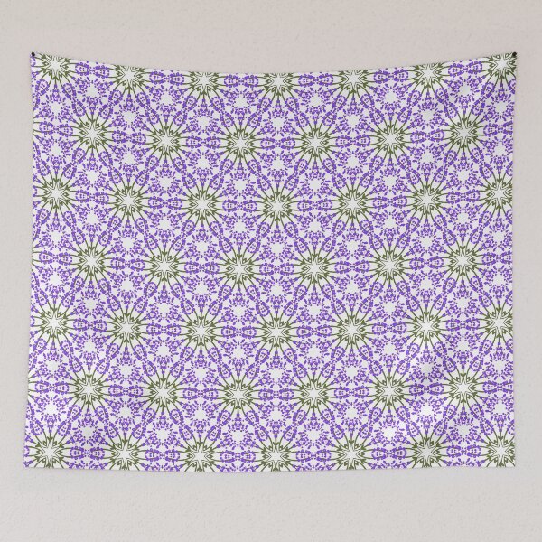 Artikelvorschau, Bright and Colorful Geometric Pattern in Purple an Green entworfen und verkauft von cozycaroline.
