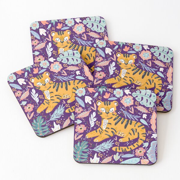 Item preview, Hand Drawn Doodle Savannah Tiger designed and sold by GeeHanz.
