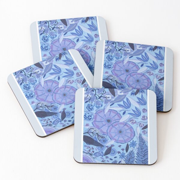 Aperçu de l'œuvre Plantes violettes et peinture florale créée et vendue par Yvoreed.