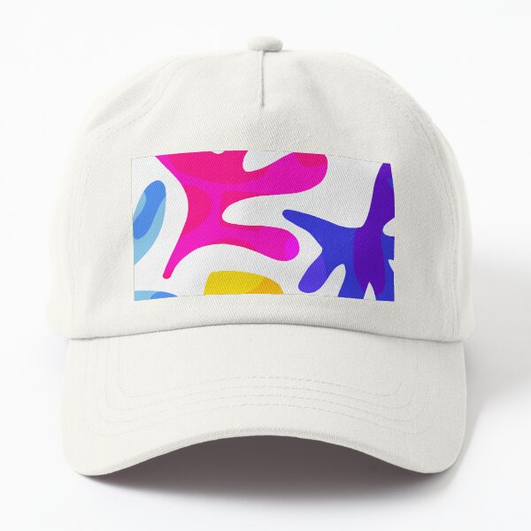 Matisse Summer Shapes Close-up Nº2 - Minimal & colourful pattern Dad Hat
