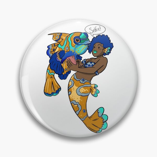 Item preview, Mandarin Mermaid SELFIEEEEE! designed and sold by SketchyJessi.