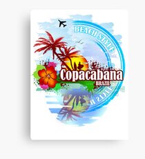 Copacabana Brazil Canvas Print