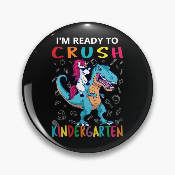 Item preview, I'm Ready To Crush Preschool II - Dinosaur And Unicorn designed and sold by Lemon Pepper.