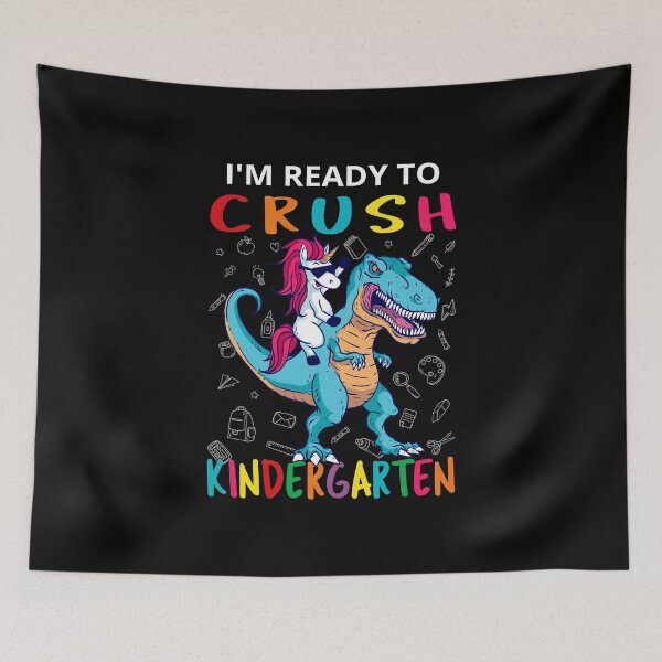 Item preview, I'm Ready To Crush Preschool II - Dinosaur And Unicorn designed and sold by Lemon Pepper.