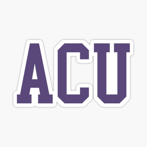 acu - college font Sticker