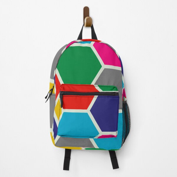 Item preview, pattern of colored hexagons designed and sold by pincelycolores.