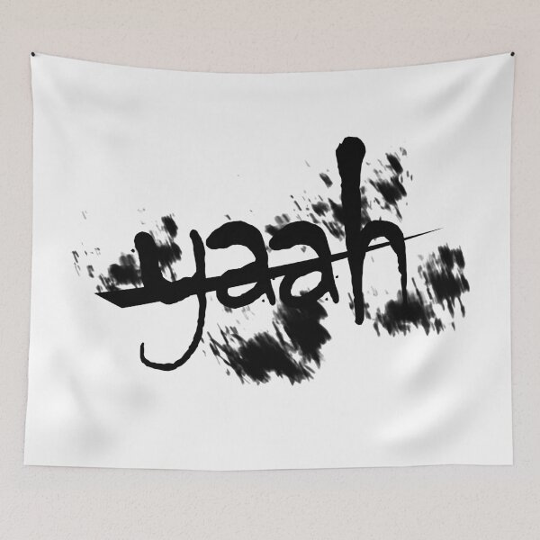 Item preview, yaah art - back and white art designed and sold by Kenvis-edu.