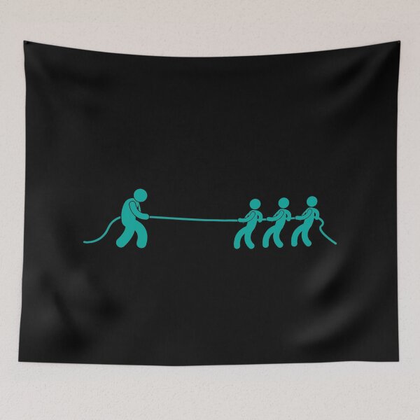 Item preview, Me Against The World, Tug Of War Between Fat Man And Thin People designed and sold by PandaSoul.