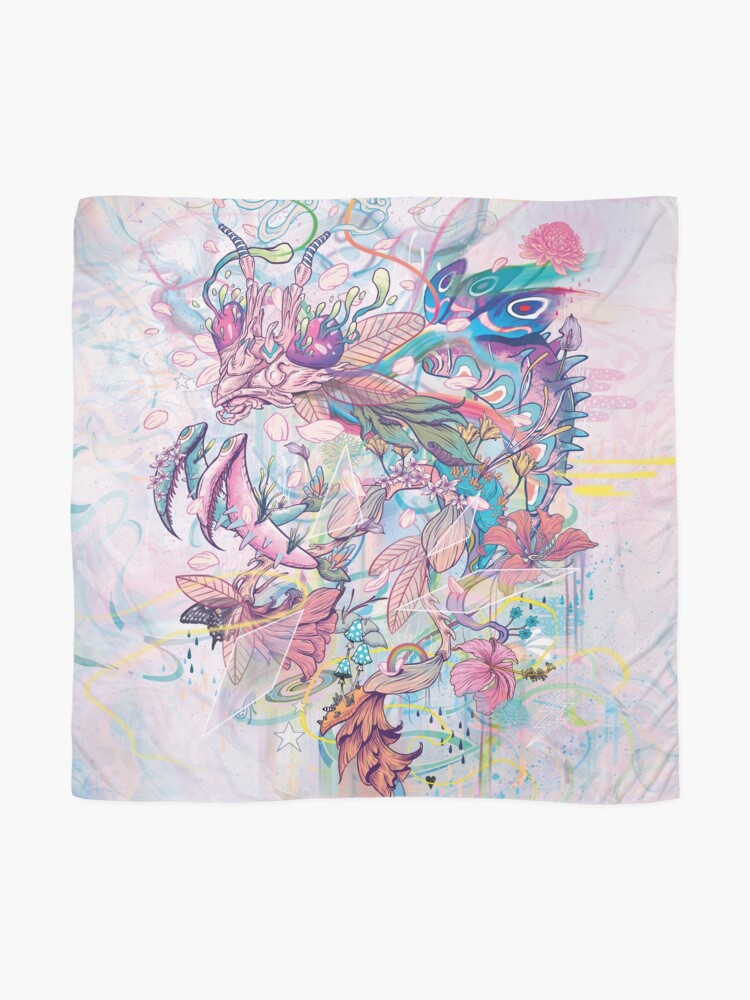 Alternate view of Flower Mantis Scarf