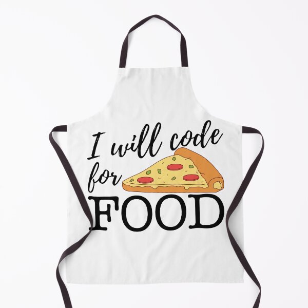 Item preview, I will code for food | Programming jokes designed and sold by thanksgeek.